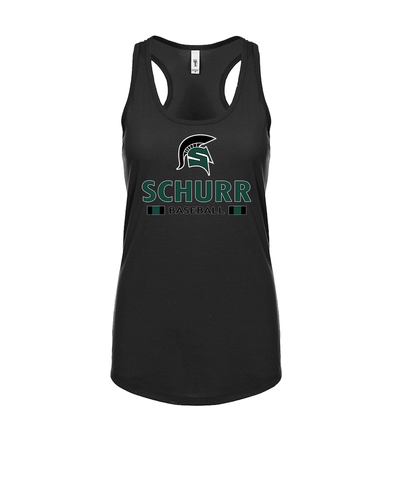 Schurr HS Baseball Stacked - Women’s Tank Top