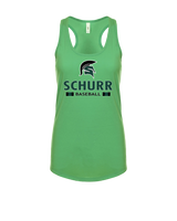 Schurr HS Baseball Stacked - Women’s Tank Top