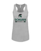 Schurr HS Baseball Stacked - Women’s Tank Top