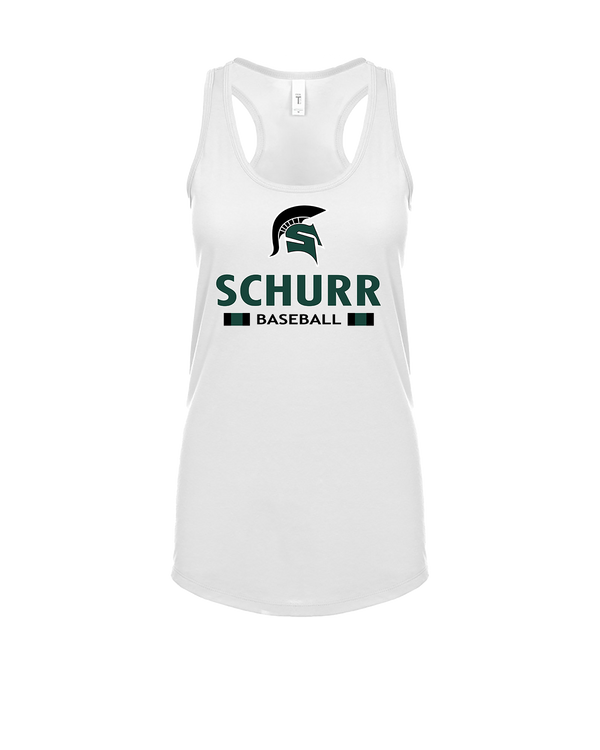 Schurr HS Baseball Stacked - Women’s Tank Top