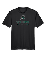Schurr HS Baseball Stacked - Youth Performance T-Shirt