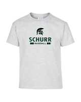 Schurr HS Baseball Stacked - Youth T-Shirt