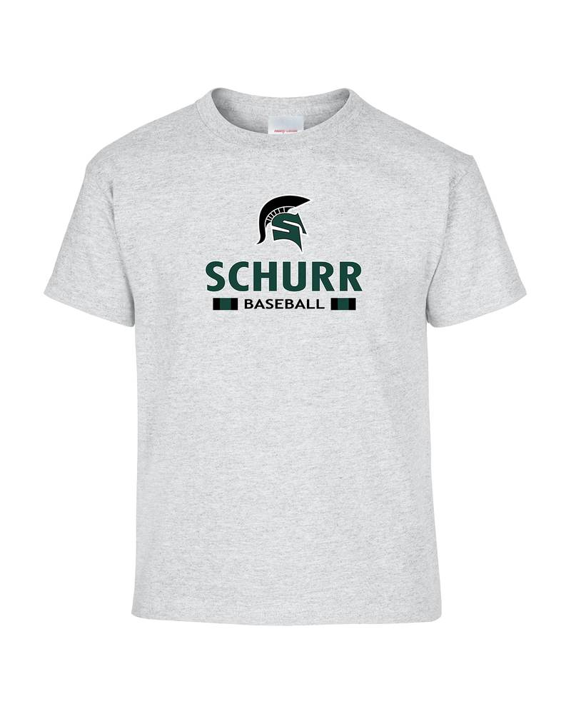 Schurr HS Baseball Stacked - Youth T-Shirt