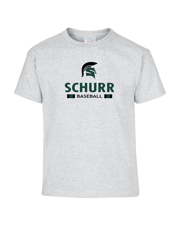 Schurr HS Baseball Spartan Logo - Youth T-Shirt