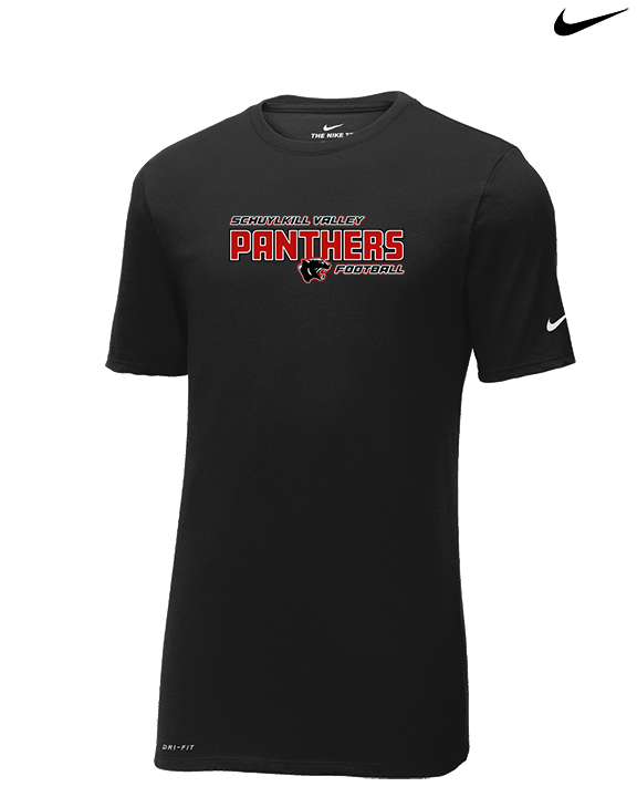 Schuylkill Valley HS Football Bold - Mens Nike Cotton Poly Tee