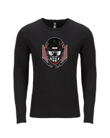 Schuylkill Valley HS Football Skull Crusher - Tri-Blend Long Sleeve