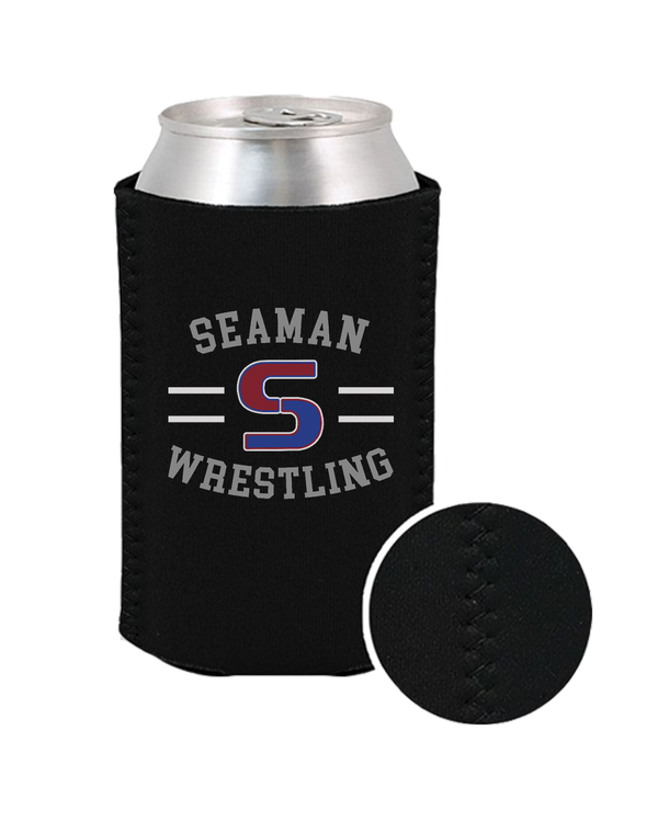 Seaman HS GW Wrestling Curve - Koozie