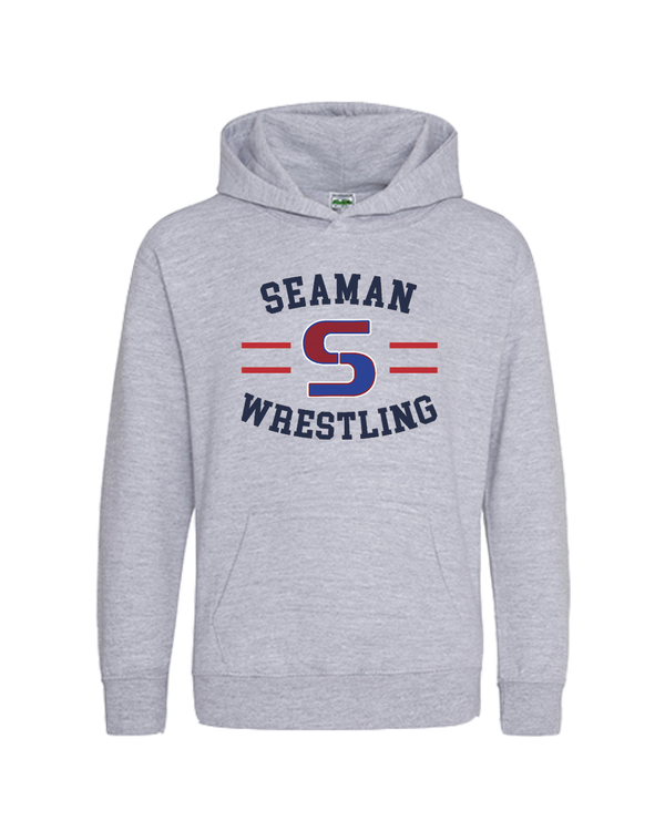 Seaman HS GW Wrestling Curve - Cotton Hoodie