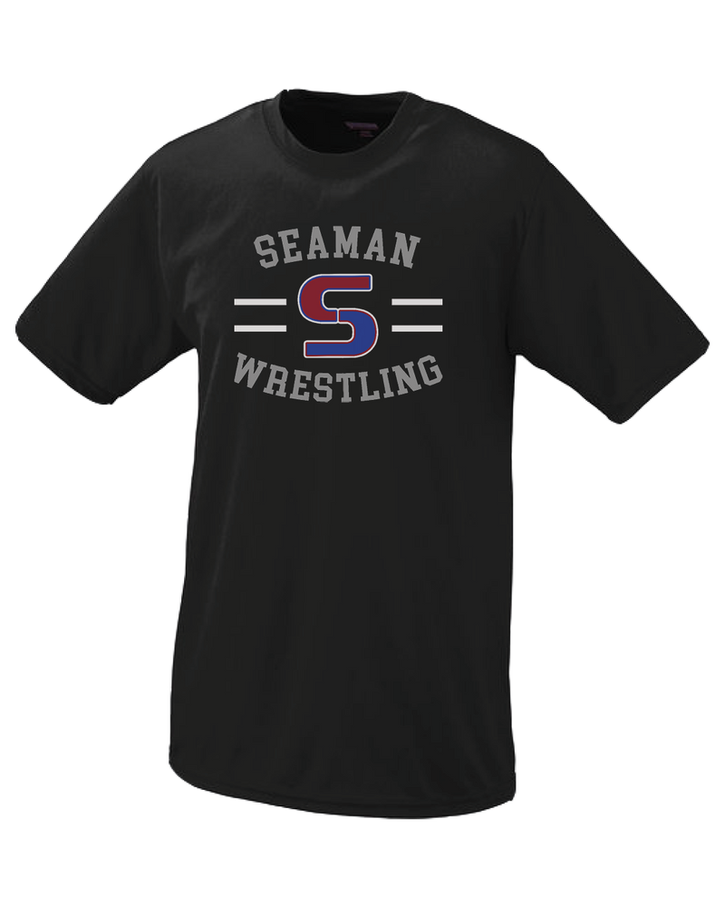 Seaman HS GW Wrestling Curve - Performance T-Shirt