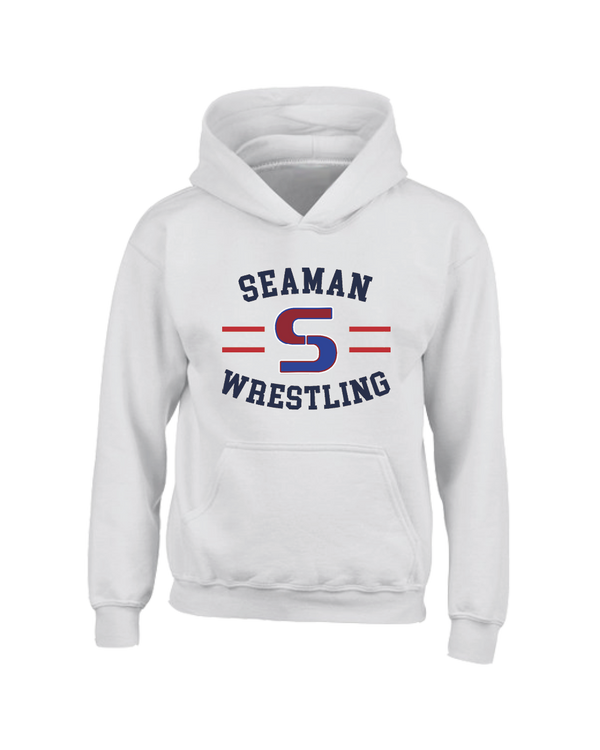 Seaman HS GW Wrestling Curve - Youth Hoodie