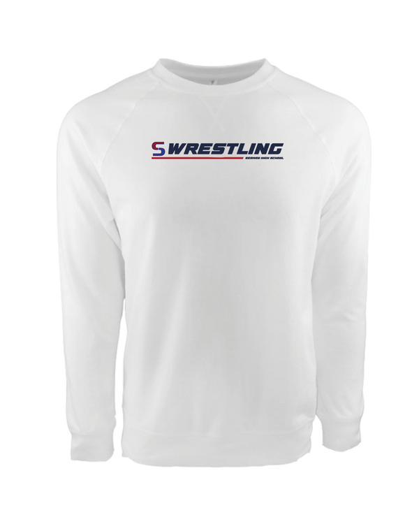 Seaman HS GW Wrestling Lines - Crewneck Sweatshirt