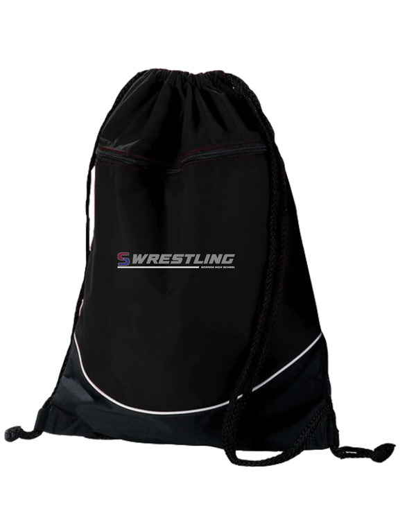 Seaman HS GW Wrestling Lines - Drawstring Bag
