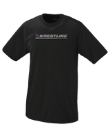 Seaman HS BW Wrestling Lines - Performance T-Shirt