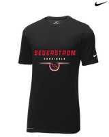 Segerstrom HS Football Design - Mens Nike Cotton Poly Tee