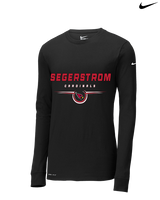 Segerstrom HS Football Design - Mens Nike Longsleeve