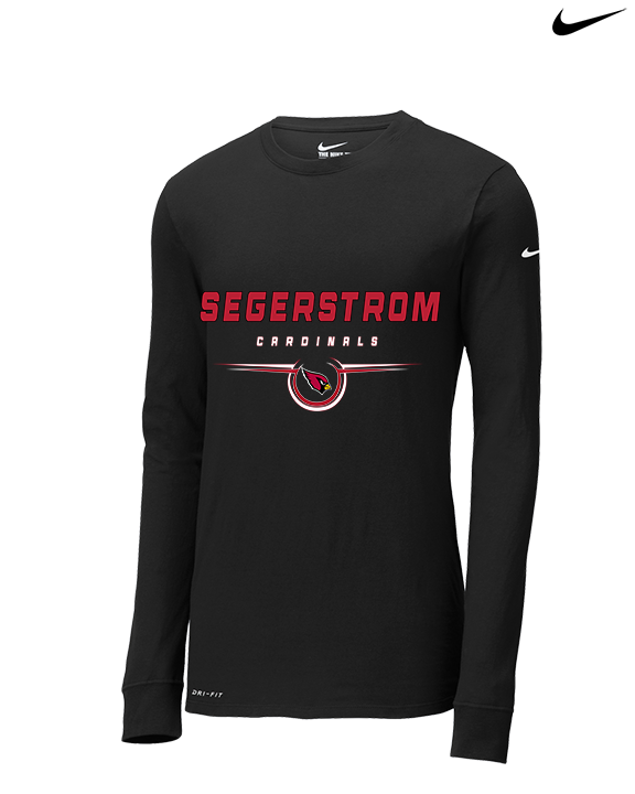 Segerstrom HS Football Design - Mens Nike Longsleeve
