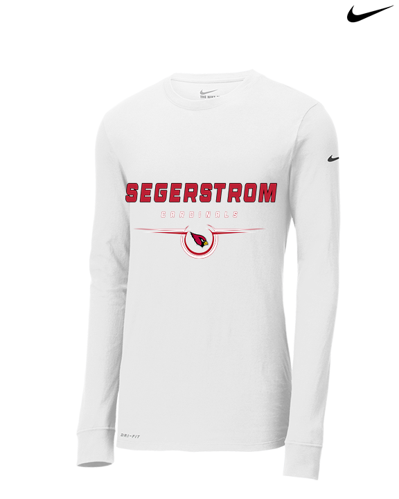 Segerstrom HS Football Design - Mens Nike Longsleeve