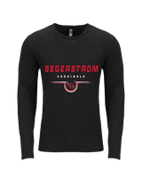 Segerstrom HS Football Design - Tri-Blend Long Sleeve