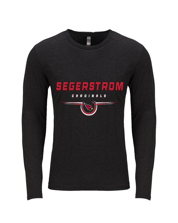 Segerstrom HS Football Design - Tri-Blend Long Sleeve