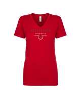 Segerstrom HS Football Design - Womens V-Neck
