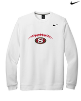 Segerstrom HS Football Laces - Mens Nike Crewneck