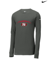 Segerstrom HS Football Laces - Mens Nike Longsleeve