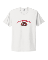 Segerstrom HS Football Laces - Mens Select Cotton T-Shirt