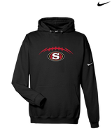 Segerstrom HS Football Laces - Nike Club Fleece Hoodie