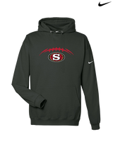Segerstrom HS Football Laces - Nike Club Fleece Hoodie