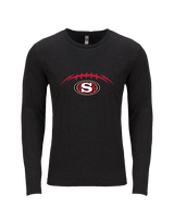 Segerstrom HS Football Laces - Tri-Blend Long Sleeve