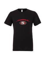 Segerstrom HS Football Laces - Tri-Blend Shirt