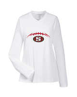 Segerstrom HS Football Laces - Womens Performance Longsleeve