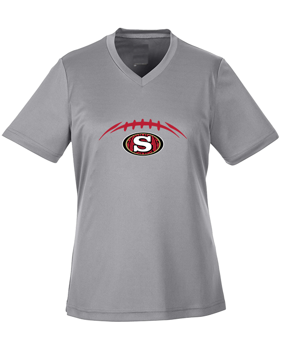 Segerstrom HS Football Laces - Womens Performance Shirt