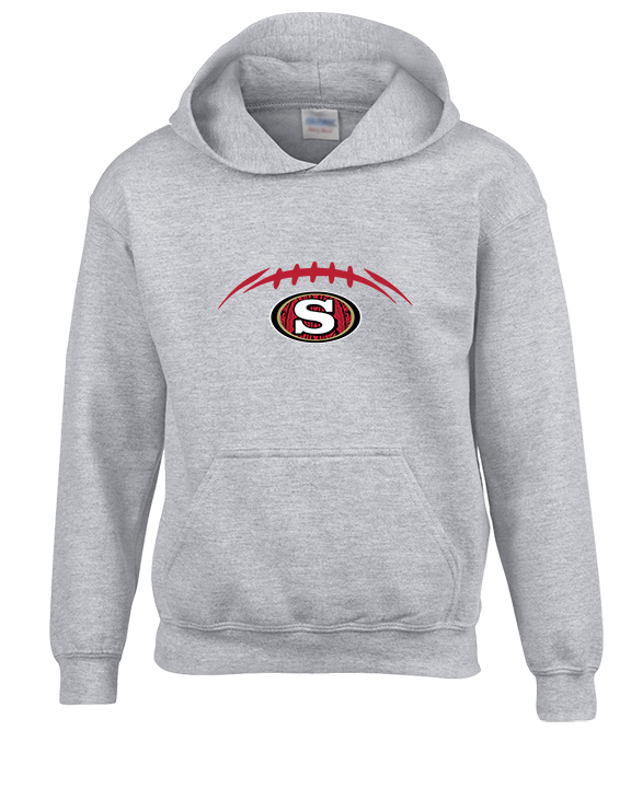 Segerstrom HS Football Laces - Youth Hoodie