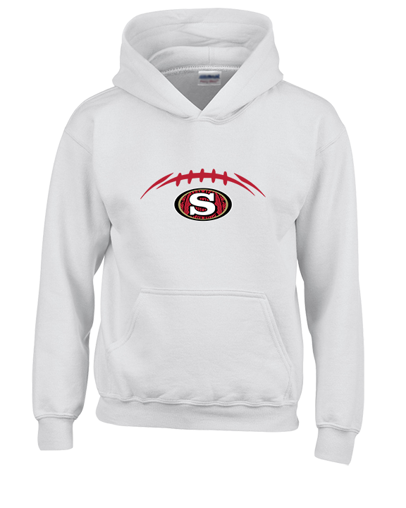 Segerstrom HS Football Laces - Youth Hoodie