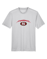 Segerstrom HS Football Laces - Youth Performance Shirt
