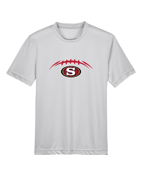 Segerstrom HS Football Laces - Youth Performance Shirt