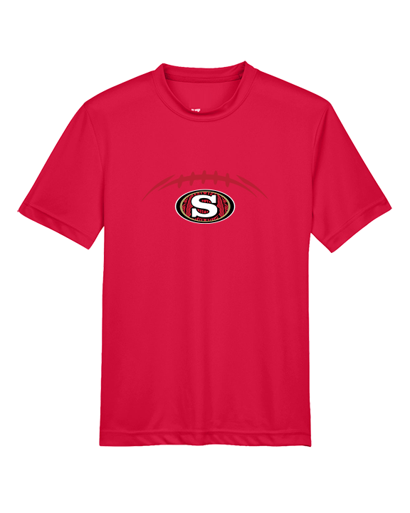 Segerstrom HS Football Laces - Youth Performance Shirt