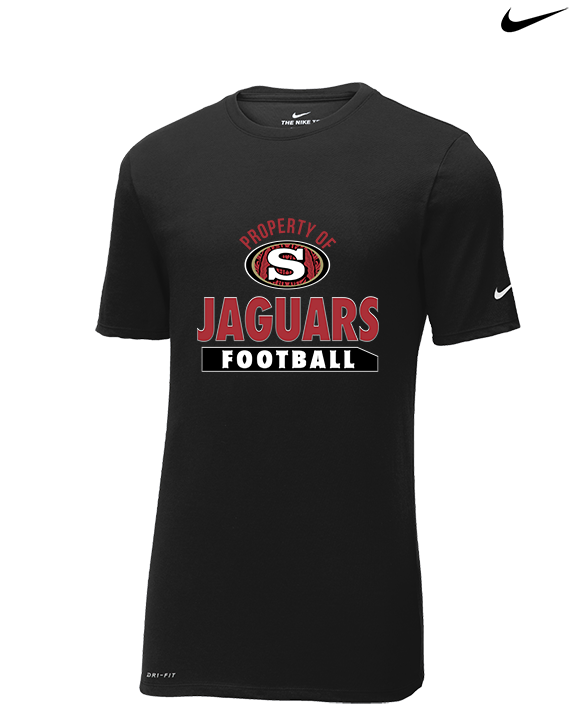 Segerstrom HS Football Property - Mens Nike Cotton Poly Tee