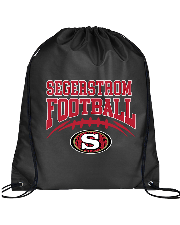 Segerstrom HS Football School Football - Drawstring Bag