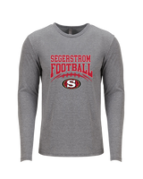 Segerstrom HS Football School Football - Tri-Blend Long Sleeve