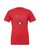 Segerstrom HS Football School Football - Tri-Blend Shirt