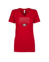 Segerstrom HS Football School Football - Womens Vneck