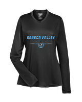 Seneca Valley HS Football Design - Womens Performance Longsleeve