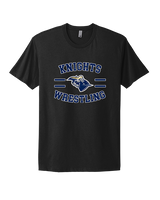 Severance HS Wrestling Curve - Mens Select Cotton T-Shirt