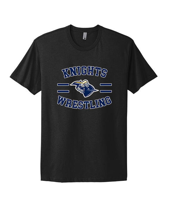Severance HS Wrestling Curve - Mens Select Cotton T-Shirt