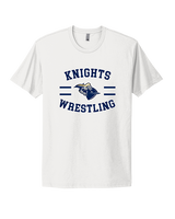 Severance HS Wrestling Curve - Mens Select Cotton T-Shirt