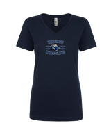 Severance HS Wrestling Curve - Womens V-Neck