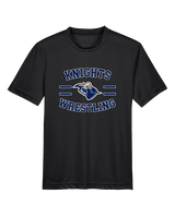 Severance HS Wrestling Curve - Youth Performance Shirt