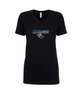 Severance HS Wrestling Cut Light - Womens V-Neck